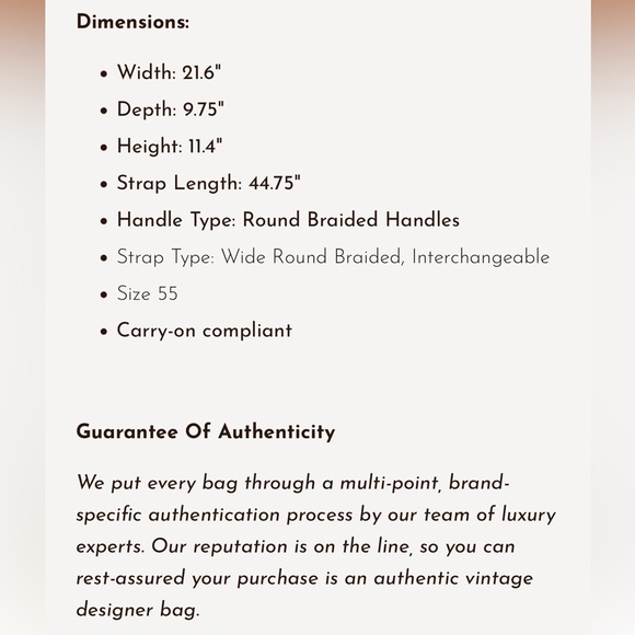 Vintage Boho Louis Vuitton Duffle Bag- Great Condition - Picture 7 of 7